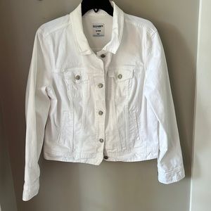 Old Navy White Denim Jacket